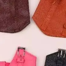 1 قطعة مشد تحت الصدر للنساء حزام خصر بولي Leather جلد قابل للتعديل الشرير Cummerbund حزام عريض لفستان زي Cincher