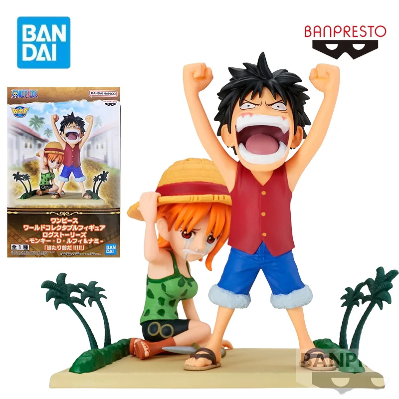 

BANDAI BANPRESTO WCF LOG STORIES Luffy Saves Nami – «Оф курс, я буду! ' Фигурки цельных аниме пластиковая модель комплект