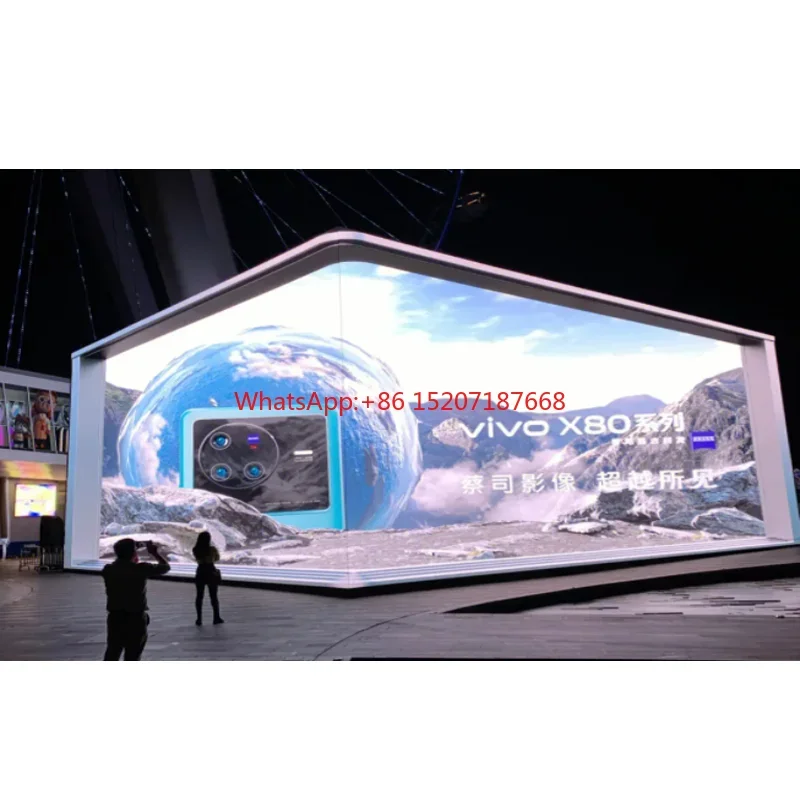 

Outdoor Giant Display Led Billboards With 3D Effect Screen Large Advertisement Wall Circle 360 Flood Advertising