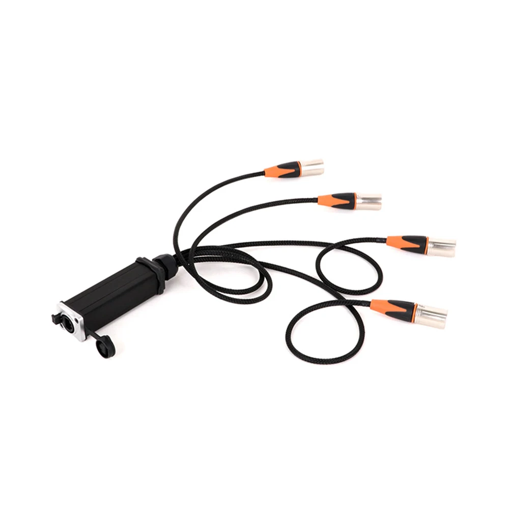 أنثى إلى XLR الصوت كابل مقاوم للماء ، DMX الخائن لكابل ثعبان ، تمديد شبكة CAT5 للمرحلة أو تسجيل الاستوديو ، RJ45