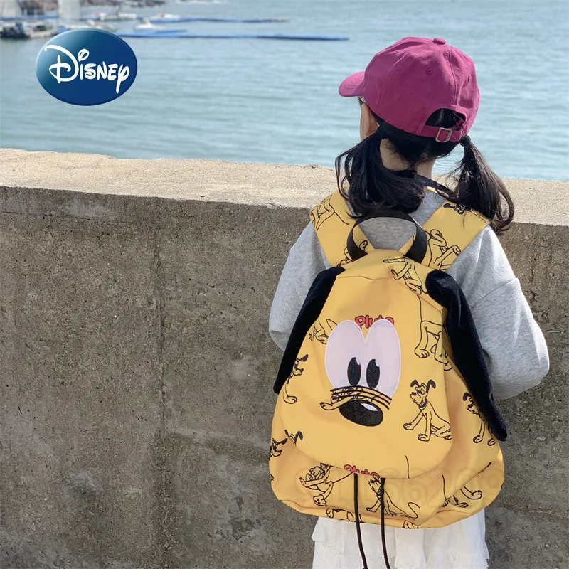 Disney New Kindergarten Schoolbag Cartoon Large Capacity Children's Backpack 3D Fashion Casual Lightweight Children's Backpack