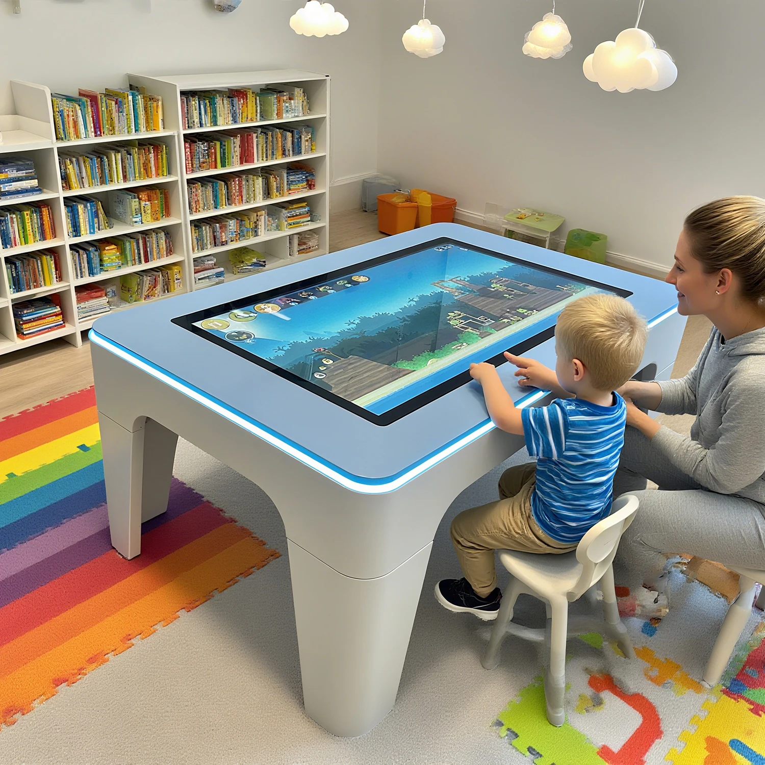 

Hot Selling 32" 43" 55 Inch Game Table with Touch Screen Waterproof Interactive Smart Touch Table Education Games for Kids