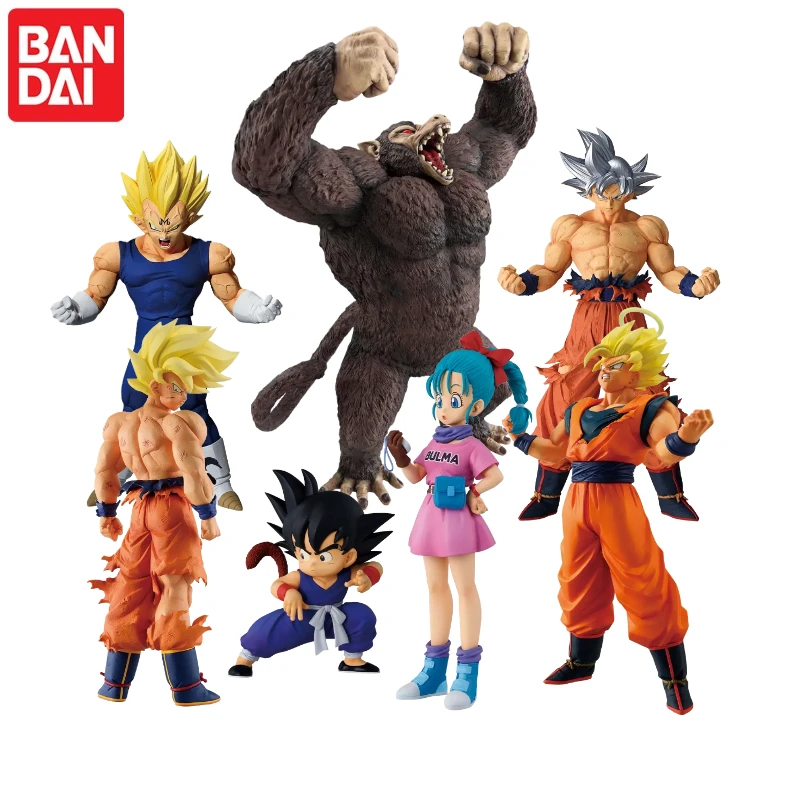 

In Stock！Genuine BANDAI Ichiban Kuji Dragon Ball THE CHRONICLE OF GOKU S2S3 Goku Bulma Majin Vegeta Anime Figures Models Toys