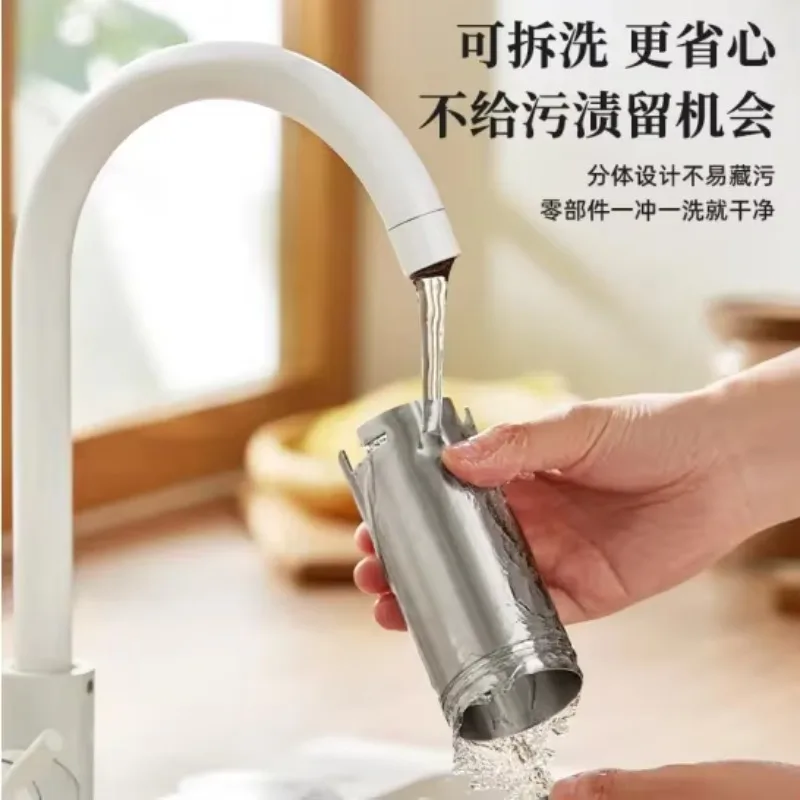 ماكينة صنع المكرونة اللاسلكية المنزلية الأوتوماتيكية المصنوعة من الفولاذ المقاوم للصدأ ماكينة صنع المكرونة الكهربائية الصغيرة المحمولة #2