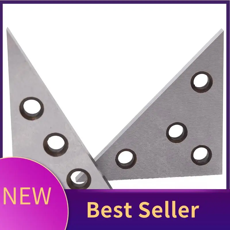 

Solid Angle Plate Set 30-60-90 Degree & 45-45-90 Degree, Triangle Angle Block Hardened Steel With Precision Ground Angle Durable
