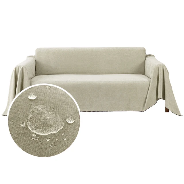 Waterproof Sofa Towel Solid Colour High Quality Sofa Cover Multifunctional Dustproof Durable Sofa Towel For Living Room Decor