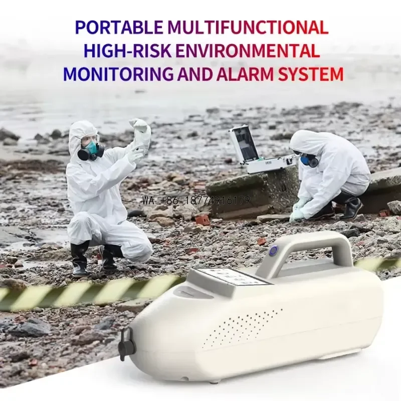 wmwmnu Portable Handheld Trace Detection Device for Drugs  and Toxic Gases with 4.3 Inch Touchscreen