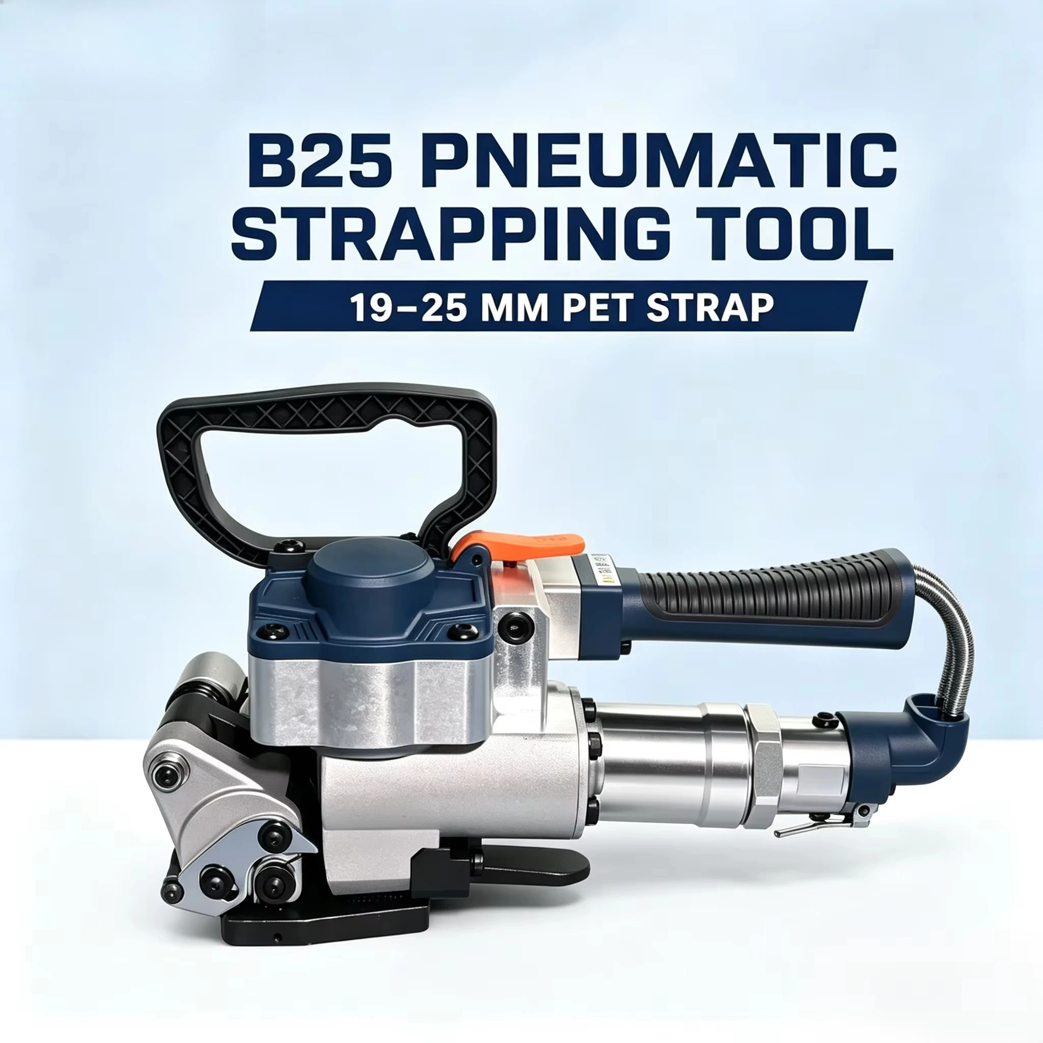 Binding tool, pneumatic plastic steel belt binding machine/B25 is suitable for PET strapping tape