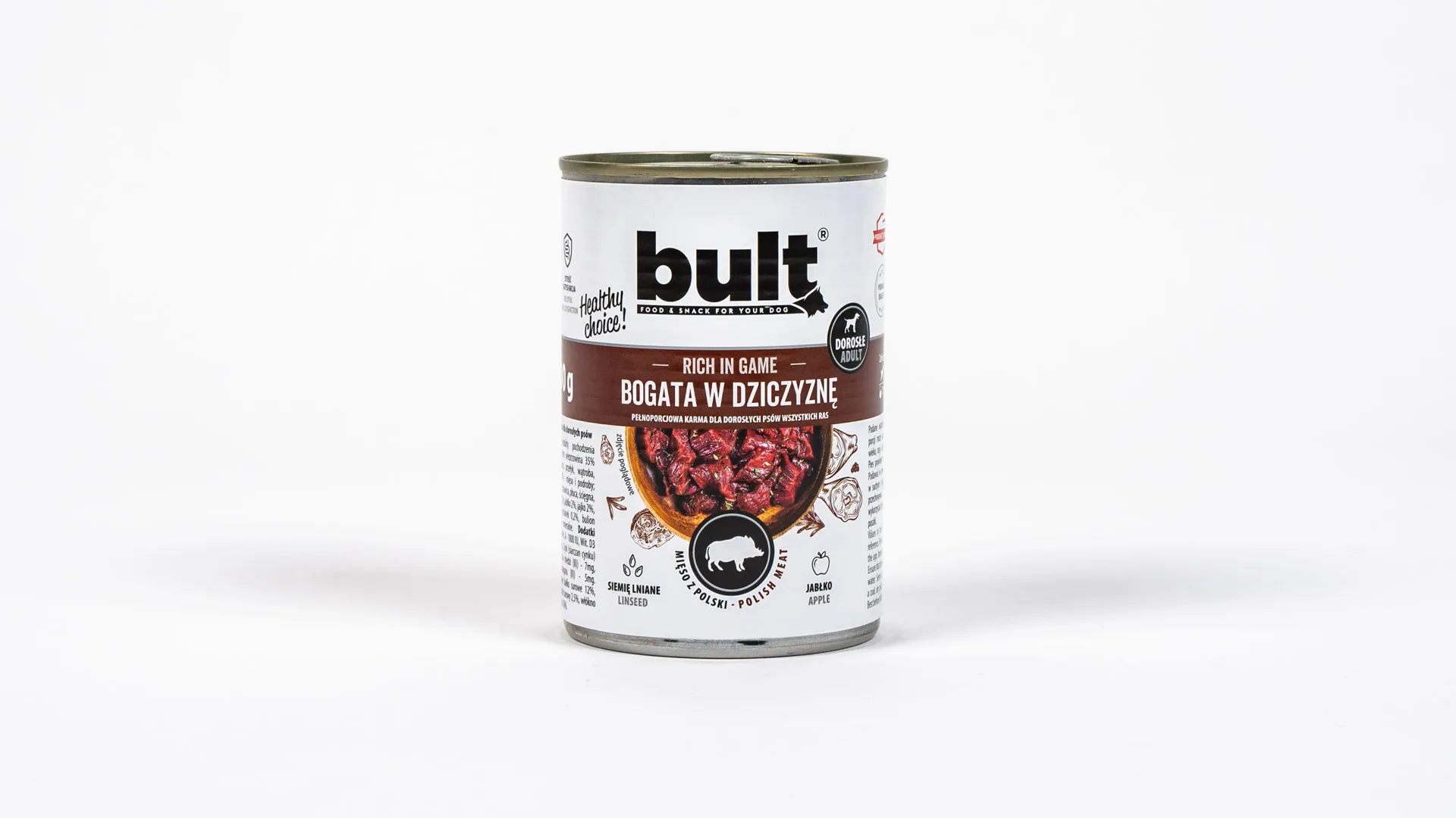 بولت كلب طعام مبلل علبة برية 12x800 جرام #2