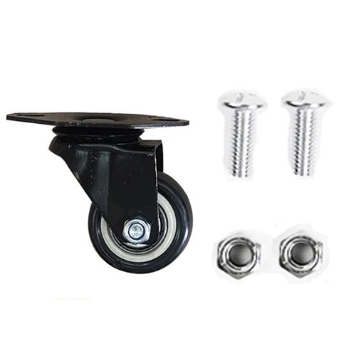 Toddmomy 1paire Roues De Chariot Triangulaires Inoxydable Roues De Remplacement pour Chariot De Courses Résistantes À Usure Et Légères Conçues pour Escaliers Et Charges Lourdes