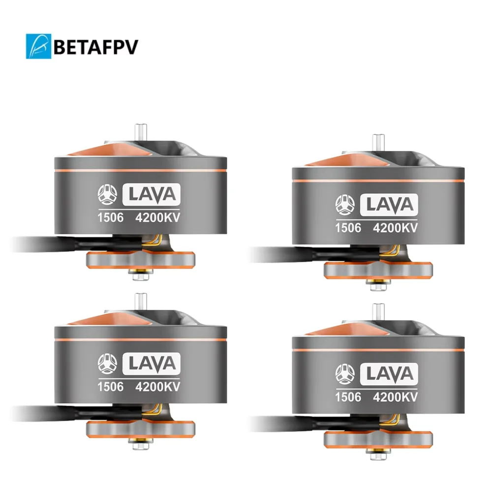 

4PCS BETAFPV LAVA Series 1506 34mm/80mm Brushless Motor 4200KV Racing Crossing Machine Motor UAV Accessories