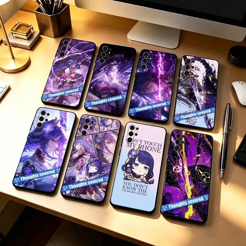 Hot Game GI Raiden Shogun  Basic Phone Case For Samsung S26,25,24,21,22,20,10,9,8,7,Ultra,Plus, Fe, Lite Cover