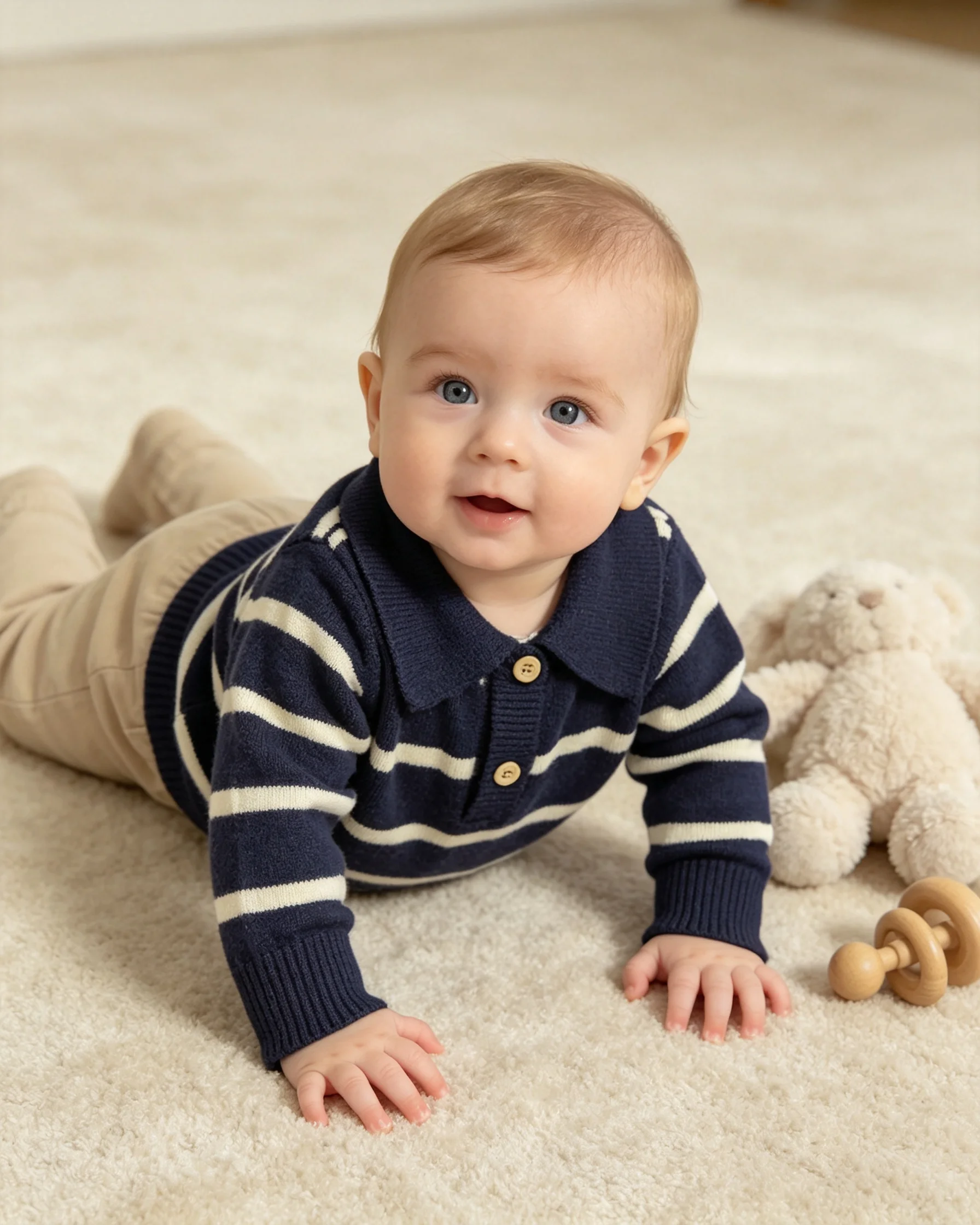 spring autumn infant kids boys sweater tops