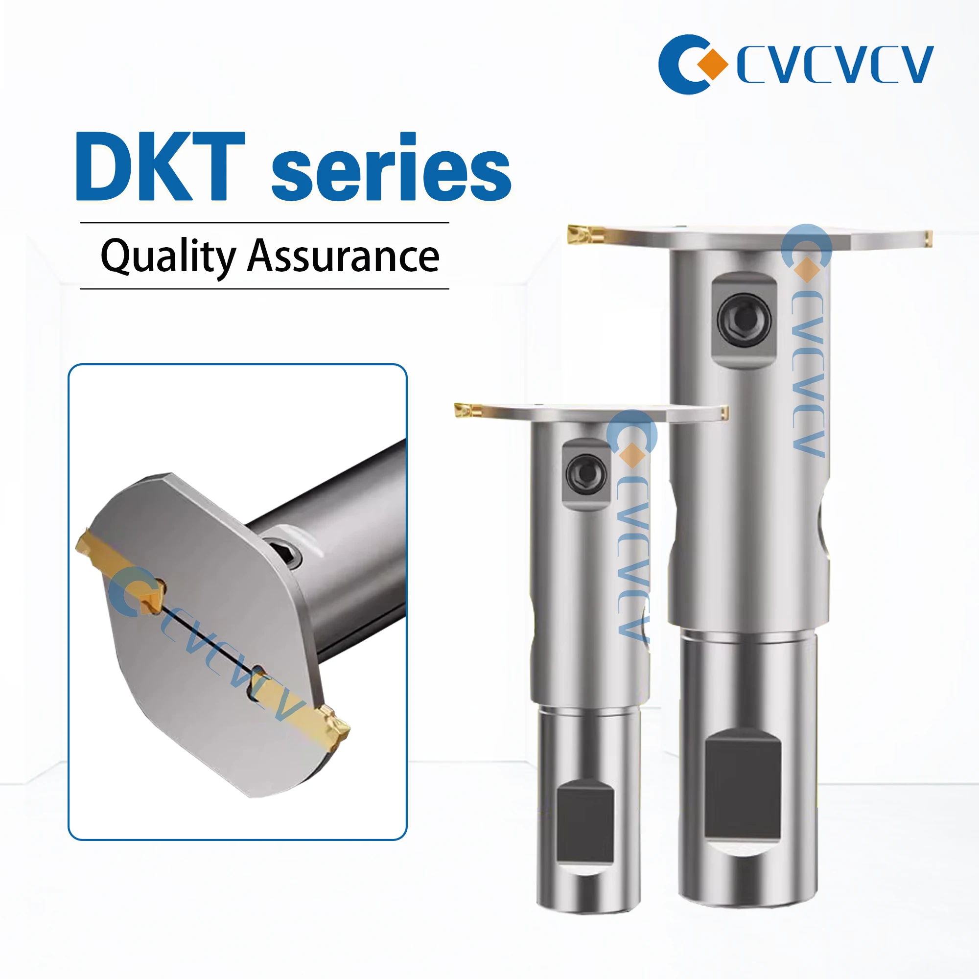 

DKT-D50x2-C20-Z2-T12 DKT Series Bamboo Dragonfly Machining Center T-slot Milling Tool Rod CRT300 Double Headed Flat Arc Slotting