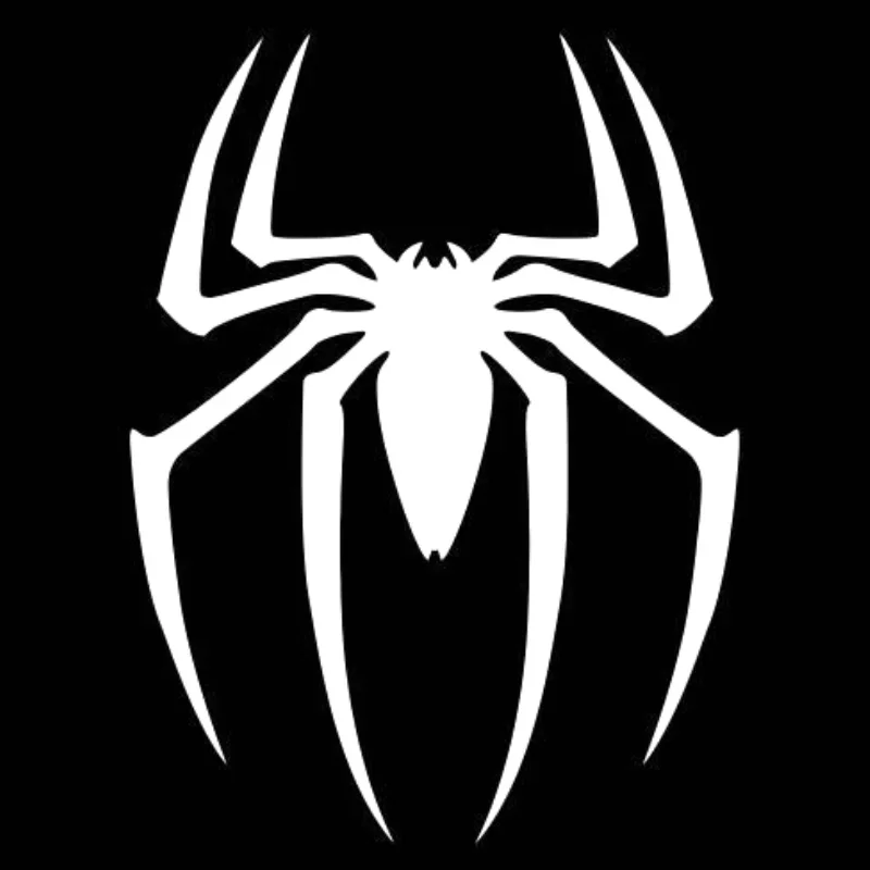 Cartoons Car Sticker Reptile Black Spider Car Styling Vinyl Motorcycl Decals Cover Scratches Waterproof PVC 15cm X 12cm