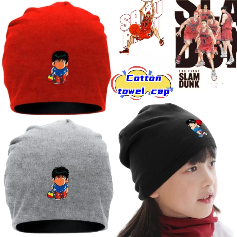 Slam Dunk Sakuragi Hanamichi Rukawa Kaede Anime Merchandise Two-Dimensional Beanie Hat for Students Sports Warm Windproof Hat