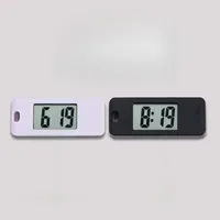Mini LED Digital Keychain Clock - Portable Electronic Watch with Time Display, Stylish Student Accessory & Wall Clock Combo