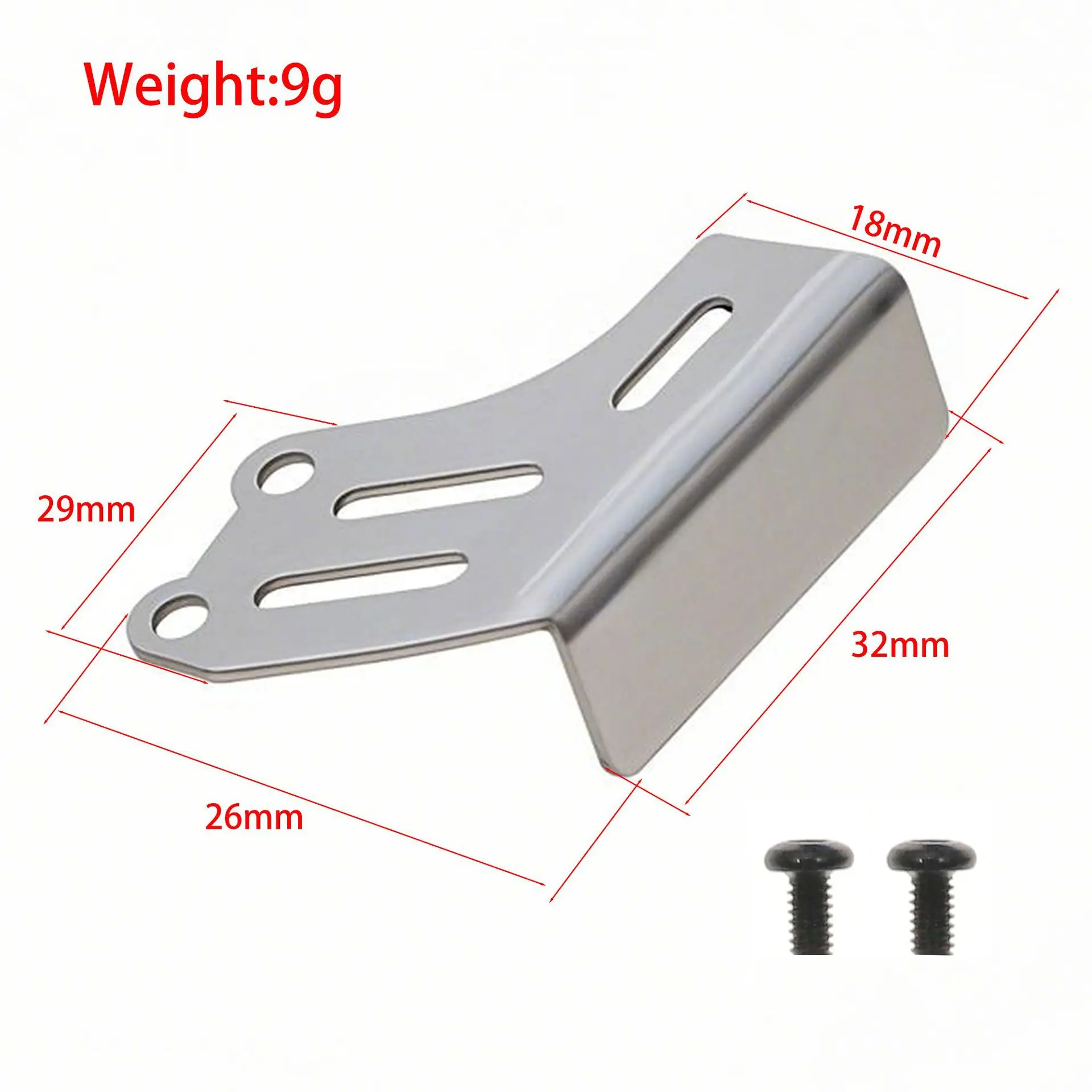 Protector de guía de cadena trasera de acero inoxidable para LOSI 1/4 Promoto-MX, piezas de mejora de motocicleta, accesorios