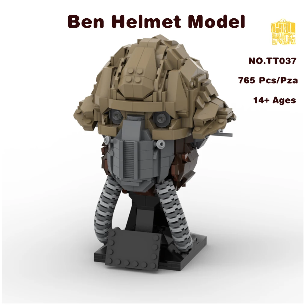 

MOC TT037 Ben Helmet Model With PDF Drawings Building Blocks Bricks Kids DIY Toys Birthday Christmas Gifts