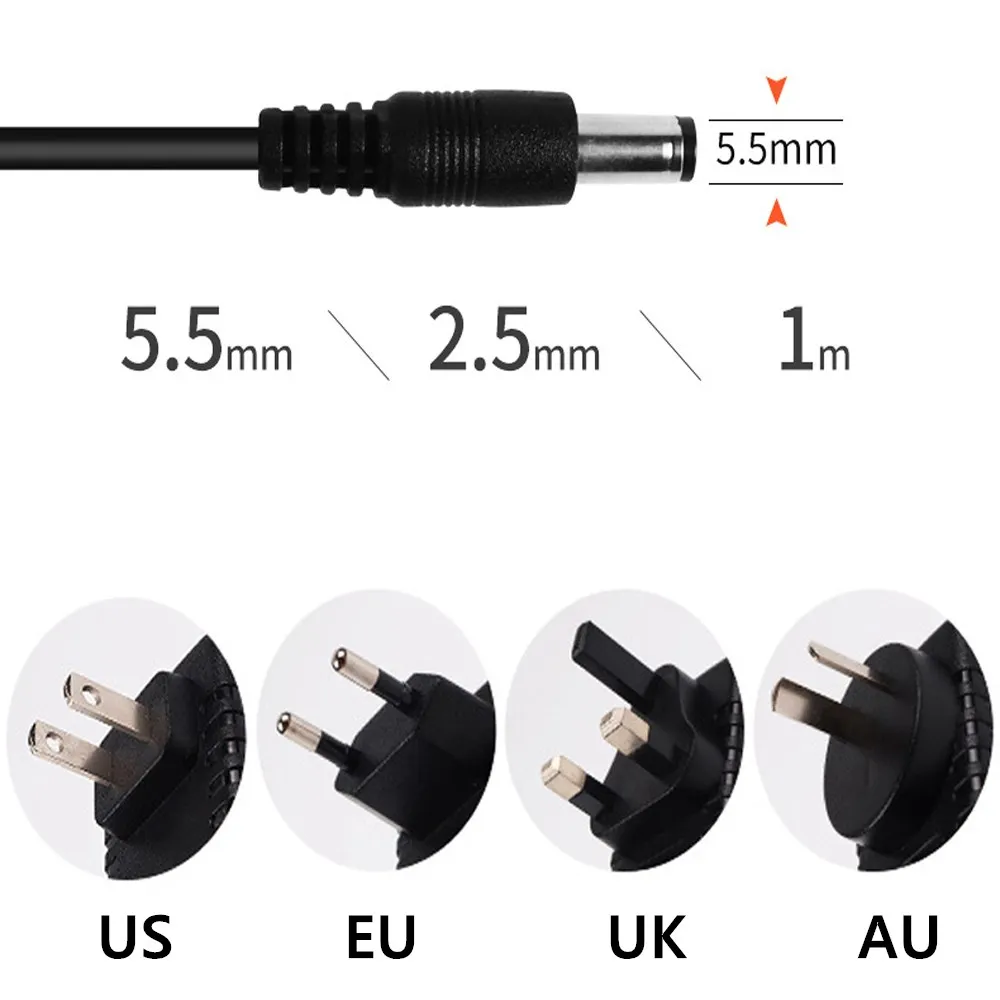 AC DC 5V 6V 9V 12V Netzteiladapter 13V 14V 15V 24V 1A 2A 3A 5A 6A 8A 10A AC DC 220V zu 12V Schaltnetzteiladapter – Detail 2