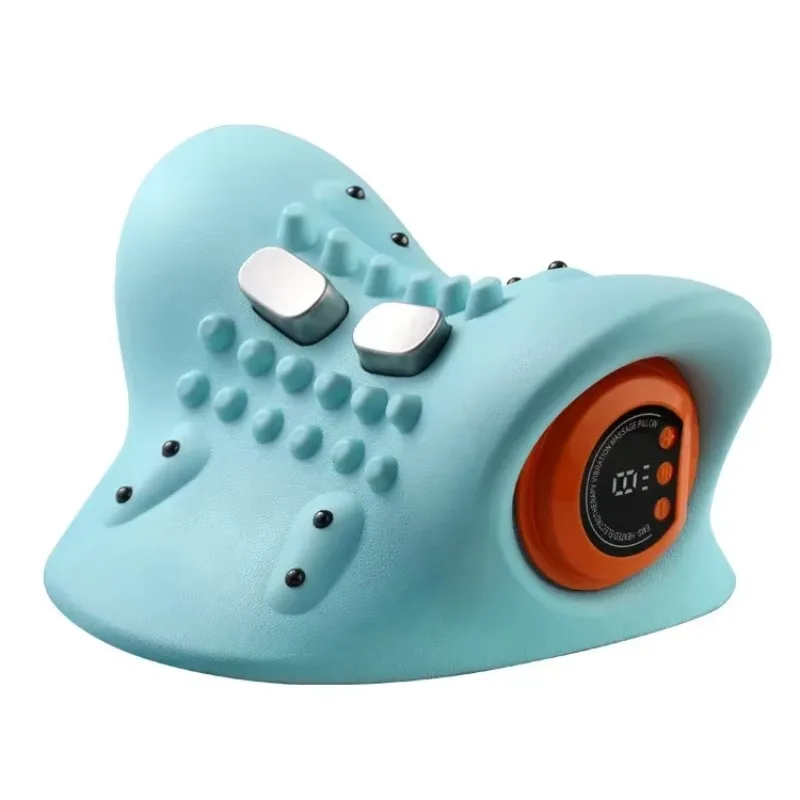 2026/Electric Neck and shoulder relaxation traction  cervical acupressure massage pillow cervical orthotics