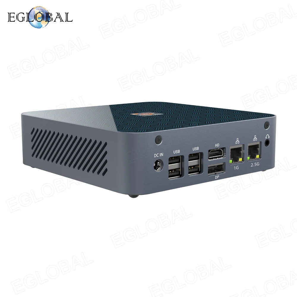 EGLOBAL Mini PC Gaming Ryzen 9 32G DDR4 RAM 1TB NVMe SSD Desktop Computer Windows11 Type-C HDMI Dual RJ45 Lan Computer PC Gaming