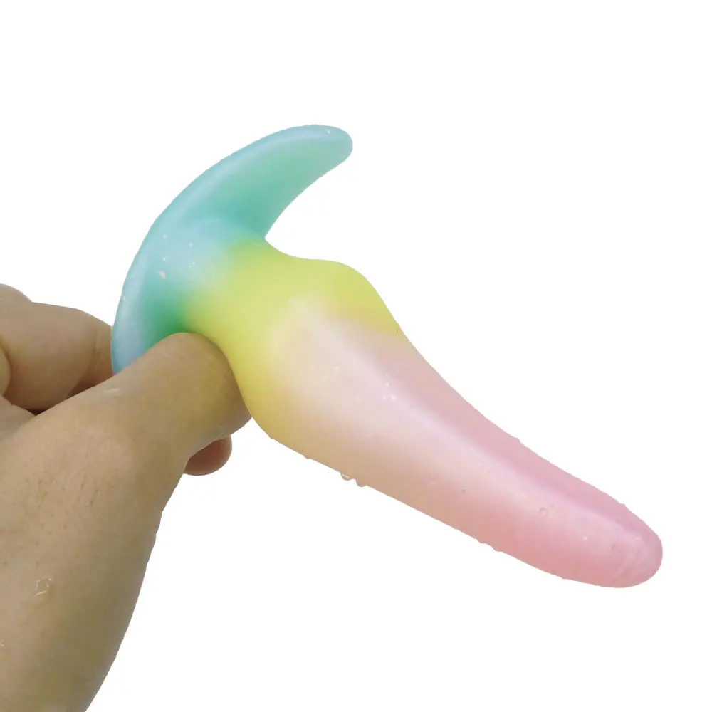 Bouchons anaux souples colorés pour hommes et femmes, massage de la prostate, petit plug anal en silicone, entraînement anal confortable à porter, jouets sexuels anaux