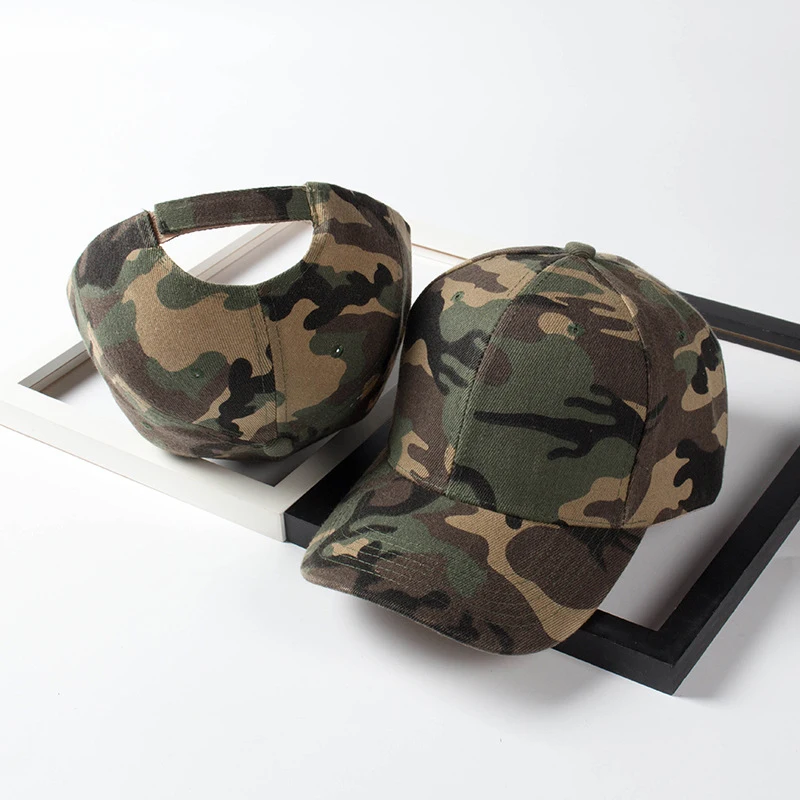 Summer Camp Military Training Hat Sports Velcro Camo Baseball Hat Outdoor Tactical Hat Sunshade Hat