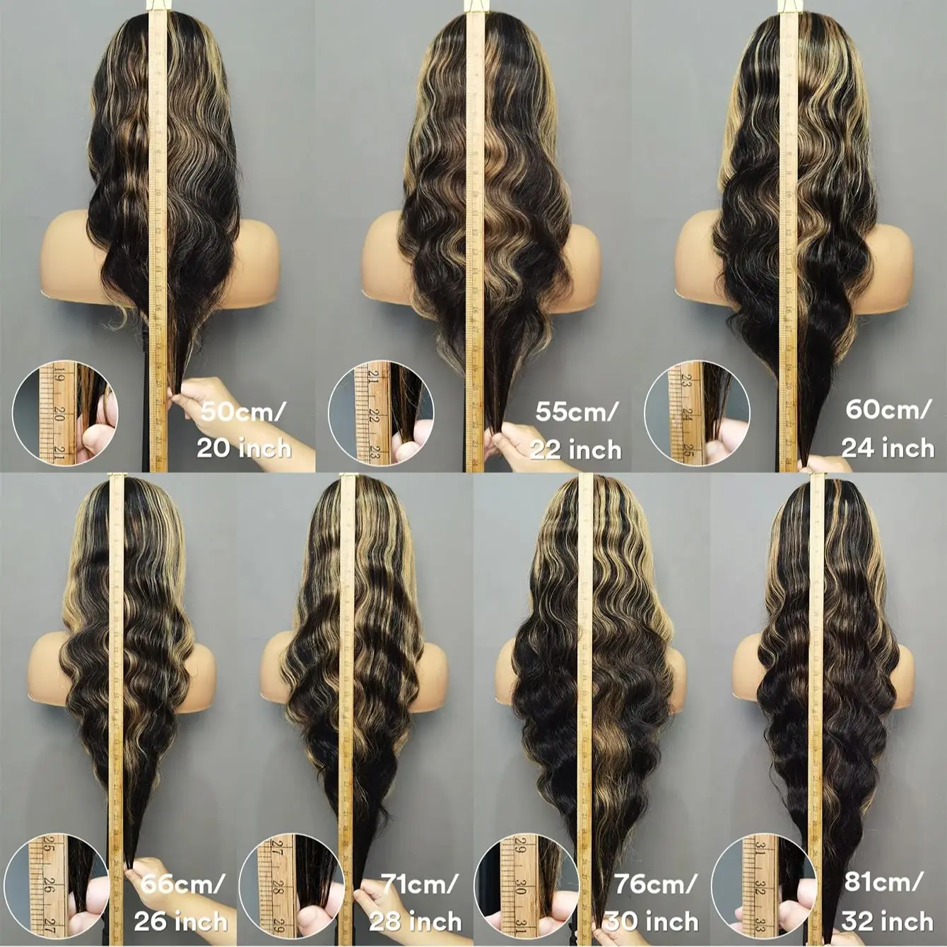 Fb/27 تسليط الضوء على الدانتيل شعر مستعار أمامي شعر الإنسان 13x4 Hd الدانتيل الباروكات الأمامية الجسم Wave180% أومبير غلويليس الباروكات قبل قطعها للنساء #5