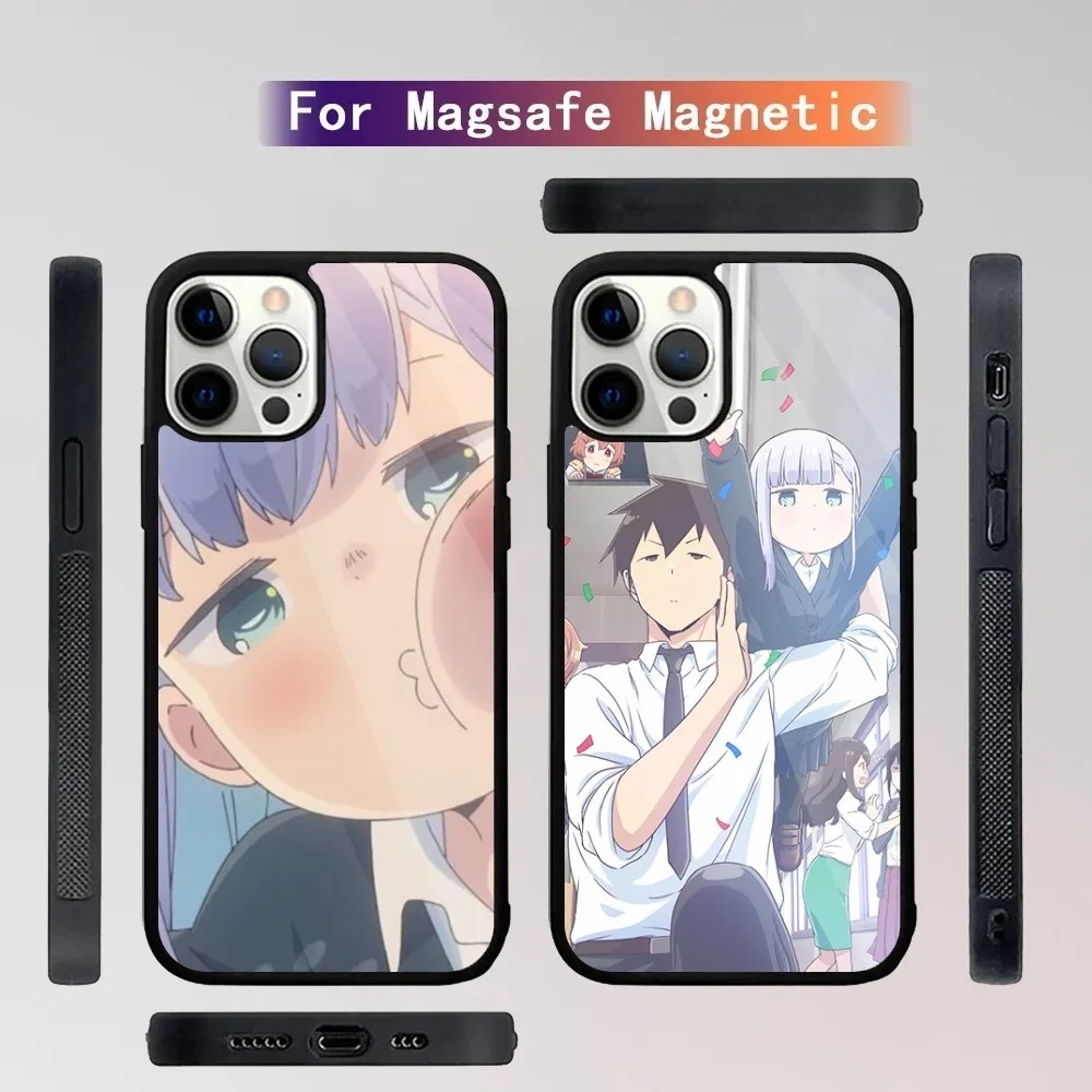 Funda de teléfono Anime Aharen Is I-Indecifable para iPhone 15,14,13,12,11,Plus,Pro,Max Mini Magsafe carga inalámbrica magnética