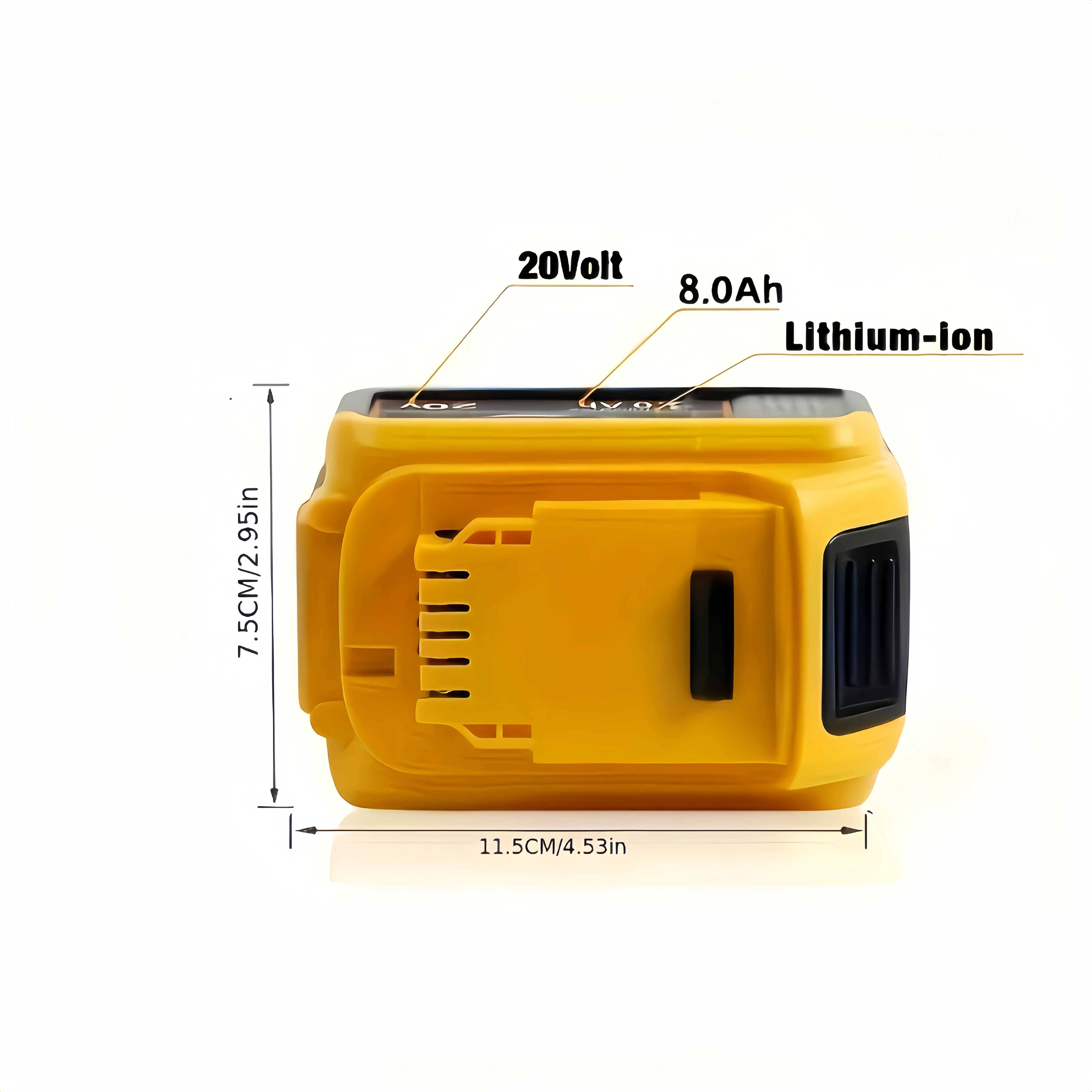 💯 Новая батарея для Dewalt 20 В 8000 мАч для электроинструмента Dewalt 🔧 Аккумулятор DCB206 20 В 12 Ач Аккумулятор DCB206 20 В Аккумулятор DCB205 DCB200 🔥