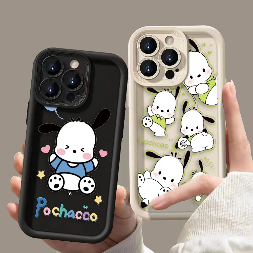 

Cartoon Baby Pochacco Case For OPPO A92S A16 A16K A9 A7 A7X A5 RENO 6 3 Lite 4G FIND X5 X3 5G R17 R15 R11 R11S Case Funda Shell