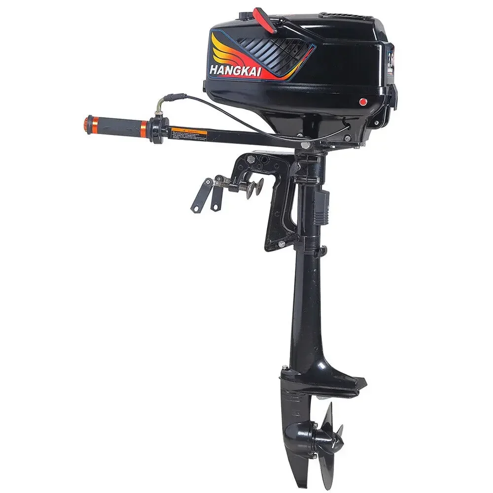 

3.6HP 2-Stroke Outboard Motor with Water Cooling & CDI System - Heavy Duty Marine Engine for Boats