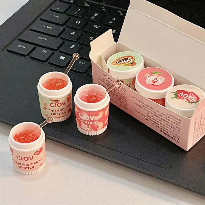 Jelly Lip Balm Lip Care Lip Hydration Repair Nourishing Protection Cute Sweet Lipstick Primer Lip Moisturizer Lipstick 2 in 1