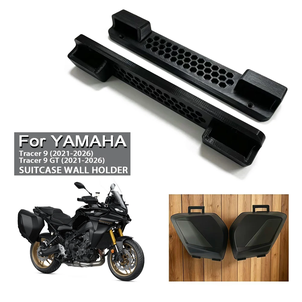 

Tracer 9 Motorcycle Side Case Box Wall Holder For YAMAHA Tracer9 Tracer 9 GT 2021-2026 2025 Wall Brackets Rack Carrier Syste