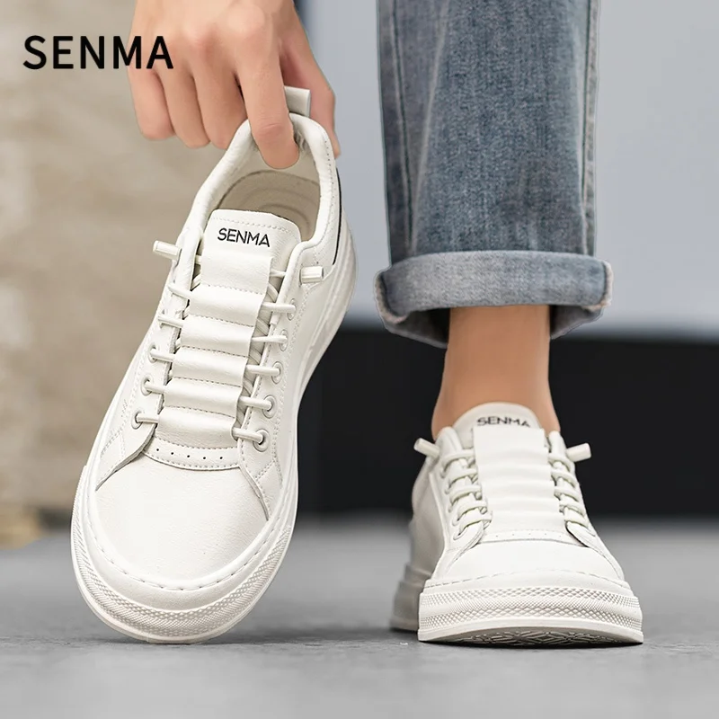 

SENMA Men's Shoes 2025 Leisure Board Shoes Original HighEnd Skateboard Shoes Men's Sneakers Vulcanized Tennis Fashion Footwear