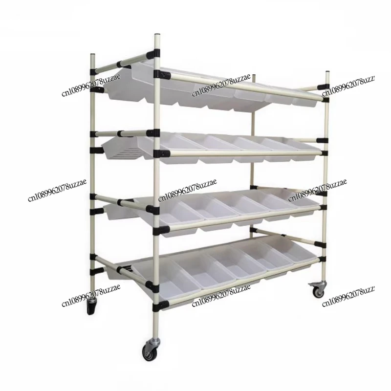 

Picker Truck Adjustable Single and Double-sided Sorting and Distribution Truck Bevel Silent Adjustable Turnover Bar Trolley