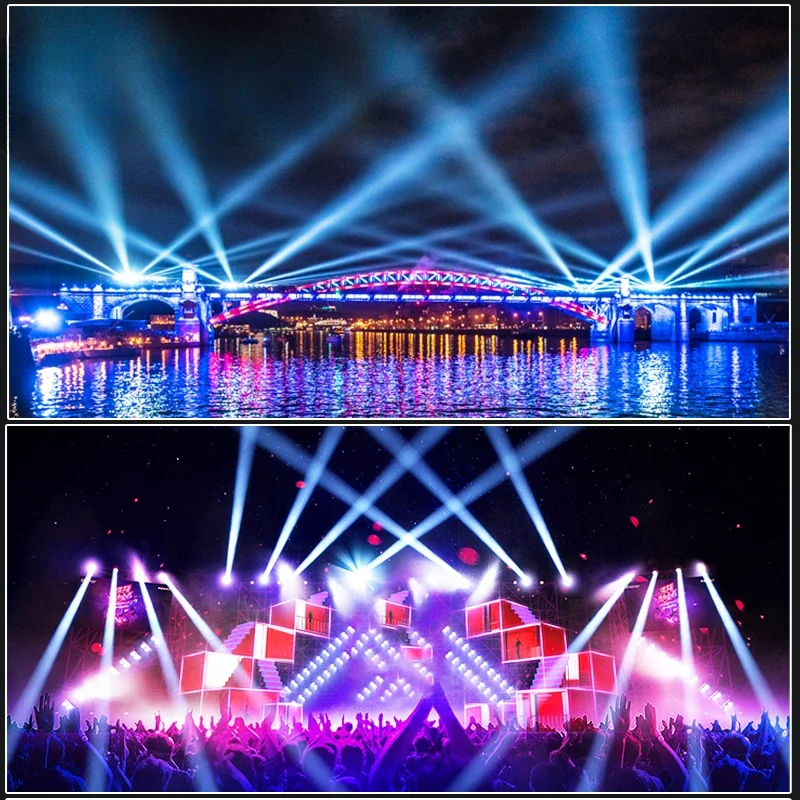 1PCS IP66 Rotating Outdoor Sky Beam Search Light 480W Waterproof Dj Event Concert Moving Head Stage Light