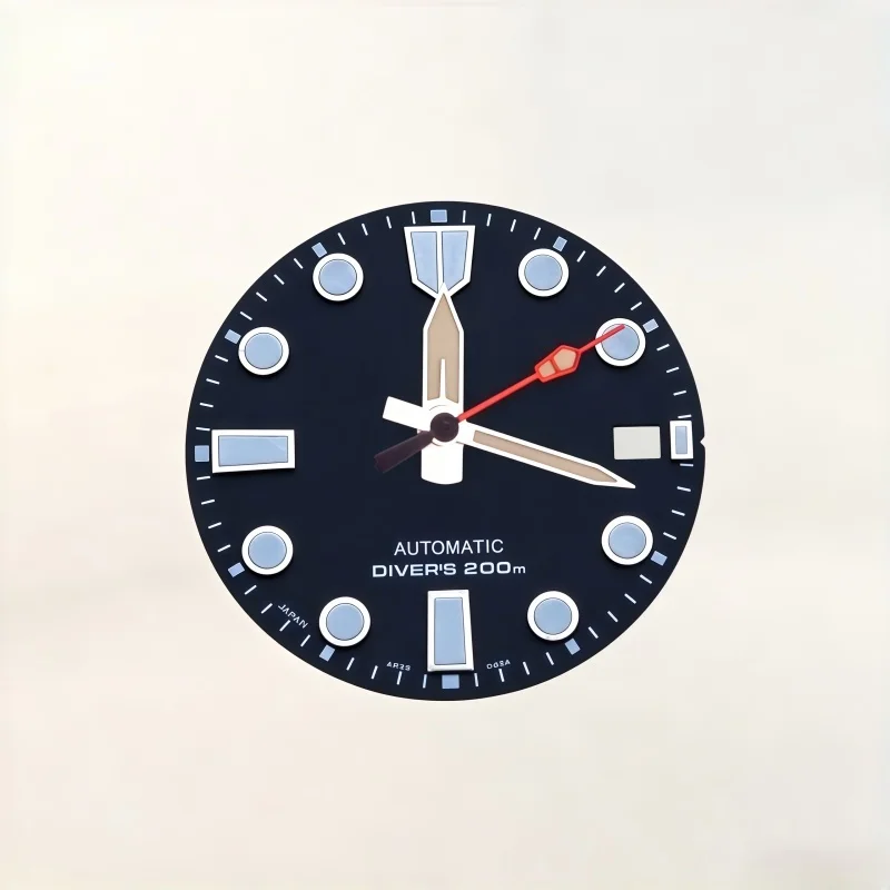 

Silver NH36 Dial Pointer C3 Green Night Light Pointer Fit SKX007 SKX009 And NH36 NH35 4R35 4R36 Movement Dial Accessories