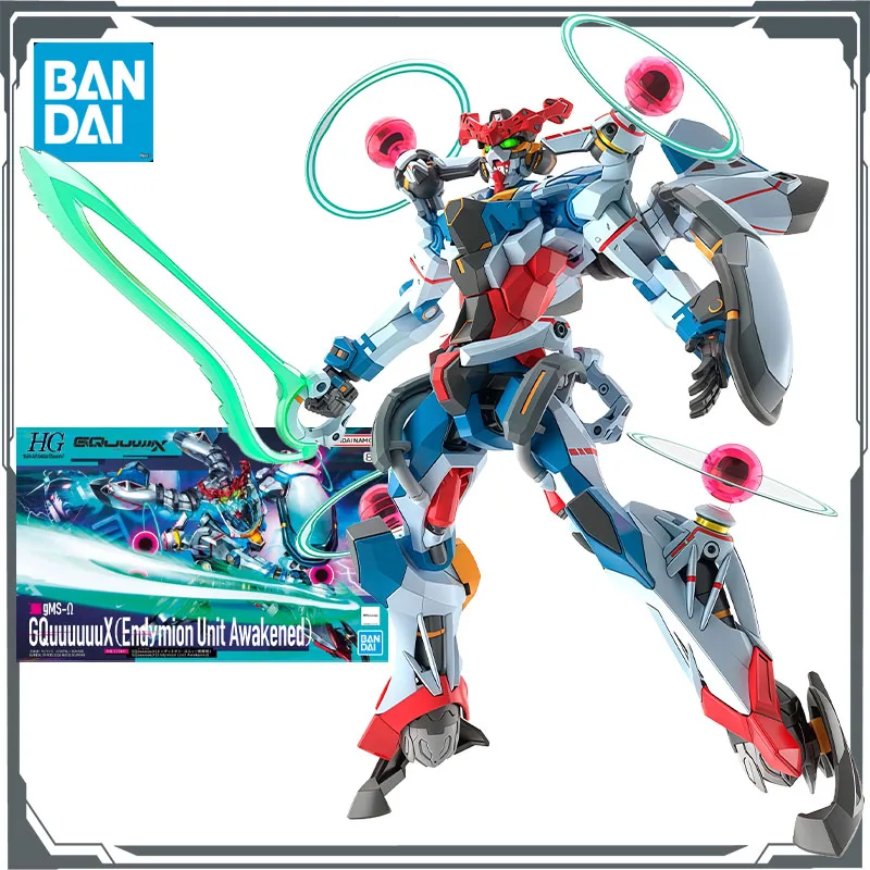

Bandai Original MODEL KIT GUNDAM HG Quarks Gundam 1/144 Anime Action Figure Assembly Model Toys Model Gifts for Boys