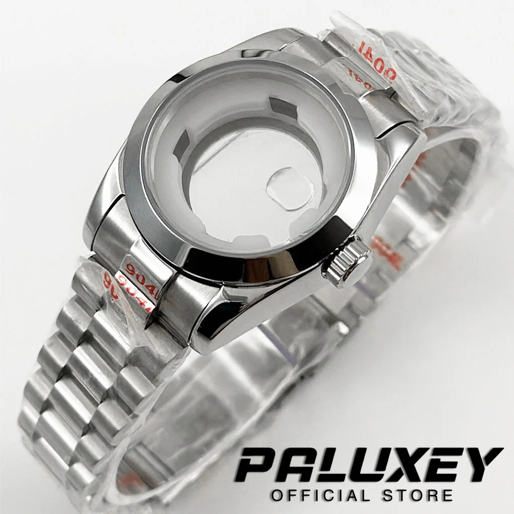 

NH05 31 мм водонепроницаемый корпус из нержавеющей стали с сапфировым стеклом с ремешком для женщин и женщин, подходит для механизма NH05 NH06