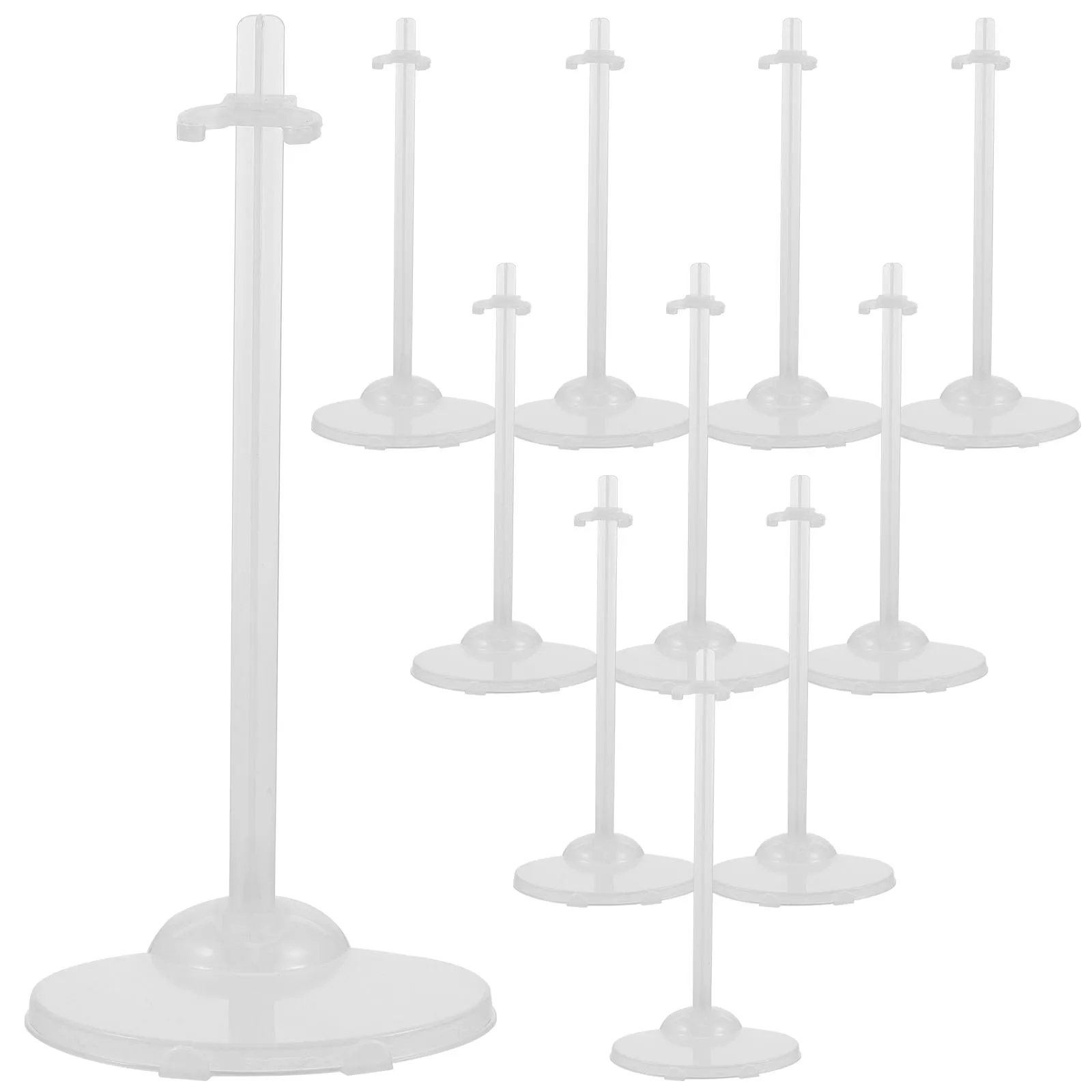 

15 Pcs Accessories Stand Transparent Holder Figurine Hanging for Soporte Transparente Muñecas Child