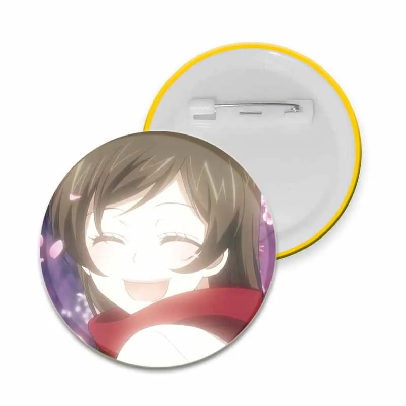 32/44/58mm Anime Kamisama Kiss Pin Cartoon Badge Role Play Handmade Tinplate Brooches for Backpack Clothes Decoration Gifts