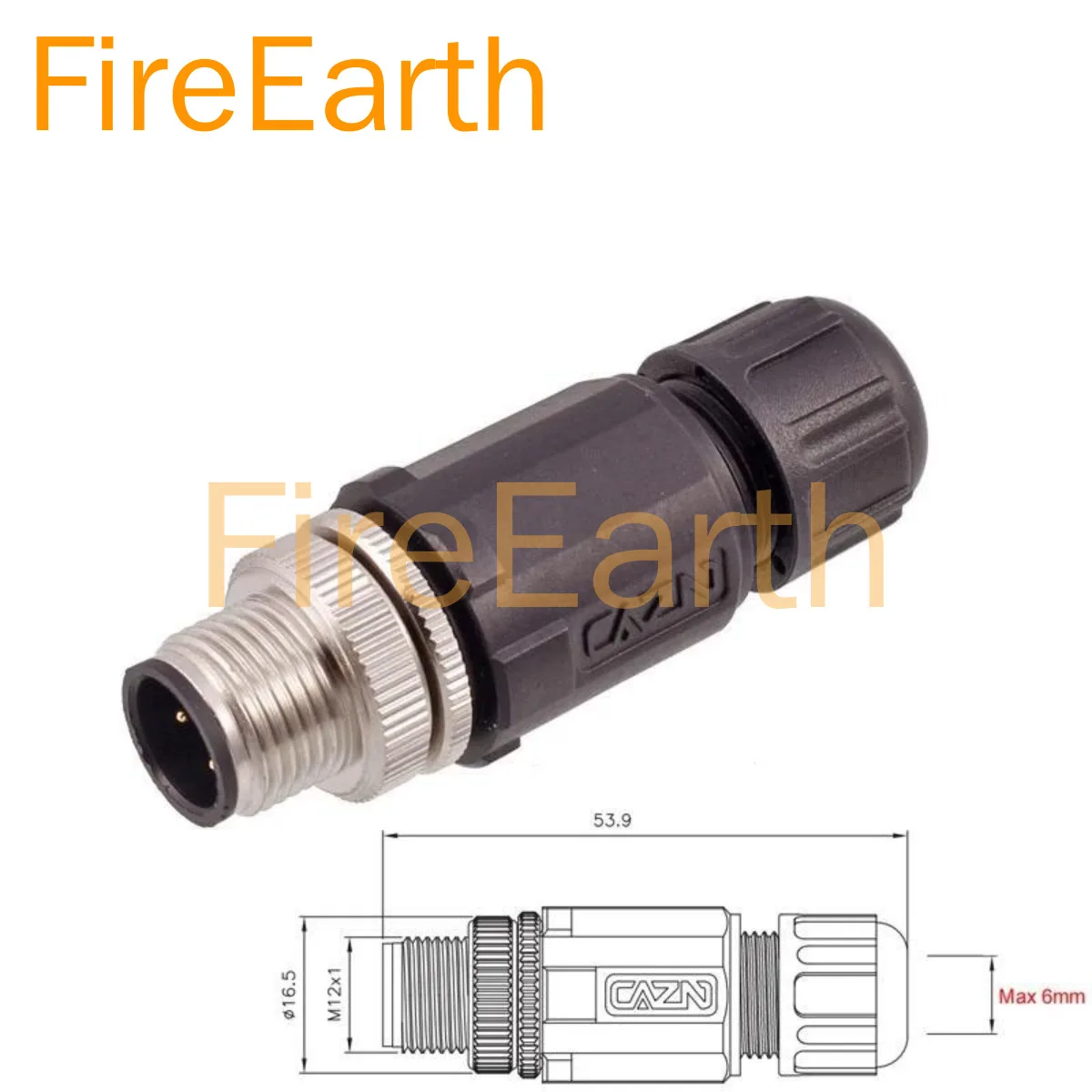 Waterproof 4pin M12 a Code Solder Connector Male Female Straight Assembly Plug Solder M12 Plastic Plug