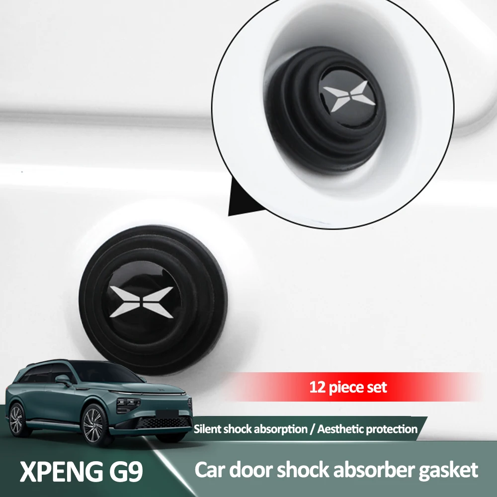 For Xpeng G9 Door Shock Absorber Buffer Rubber Pad Patches For Silent Door Closing Shock-absorbing And Anti-collision Strips