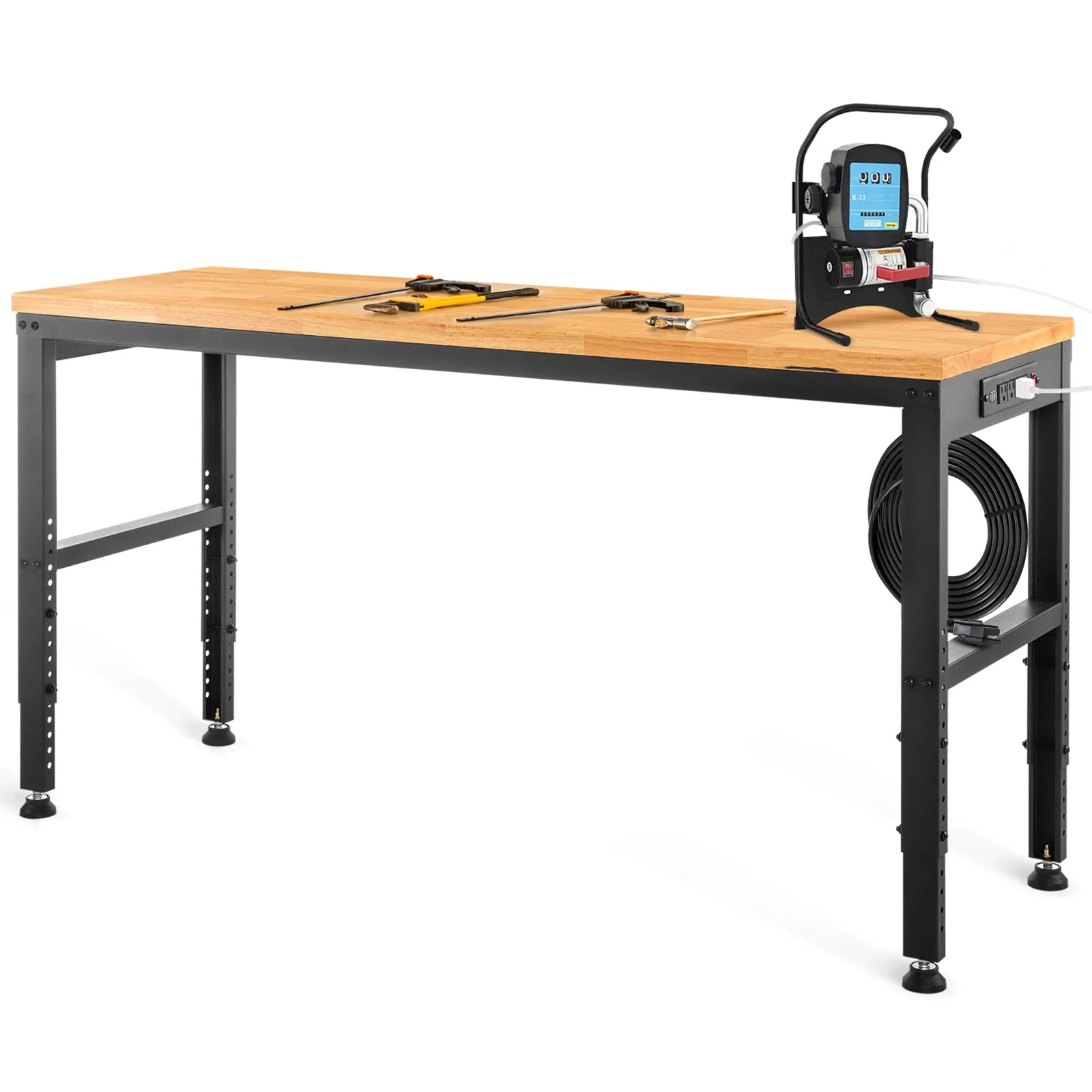SucceBuy 2000 lbs Adjustable Garage Workbench 48/61