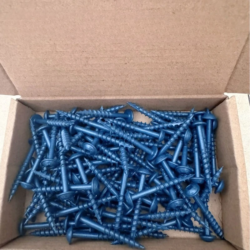 100 pieces of #8x1, #8x1-1/2, #8x1-1/4, #8x2, #8x2-1/2 pocket hole screws, coarse-thread wood screws, square drive, washer head,