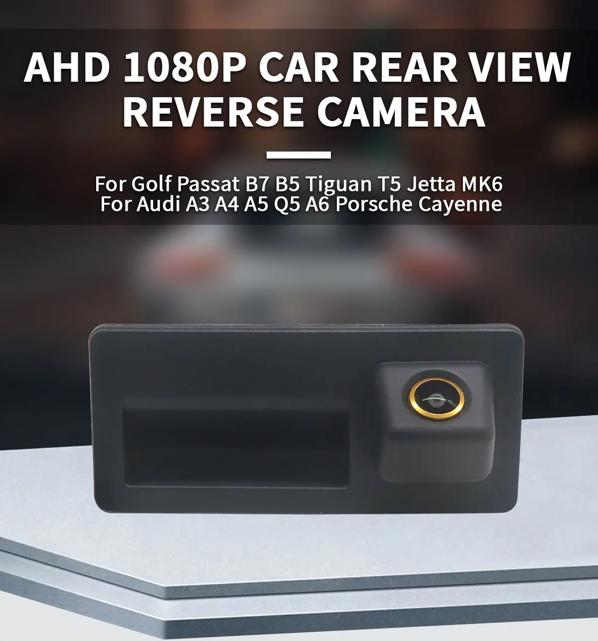AHD 1080P Fahrzeug Rückansicht Reverse Kamera Für VW Golf Passat B7 B5 Tiguan T5 Jetta MK6 Für Audi A3 a4 A5 Q5 A6 Porsche Cayenne – Detail 1