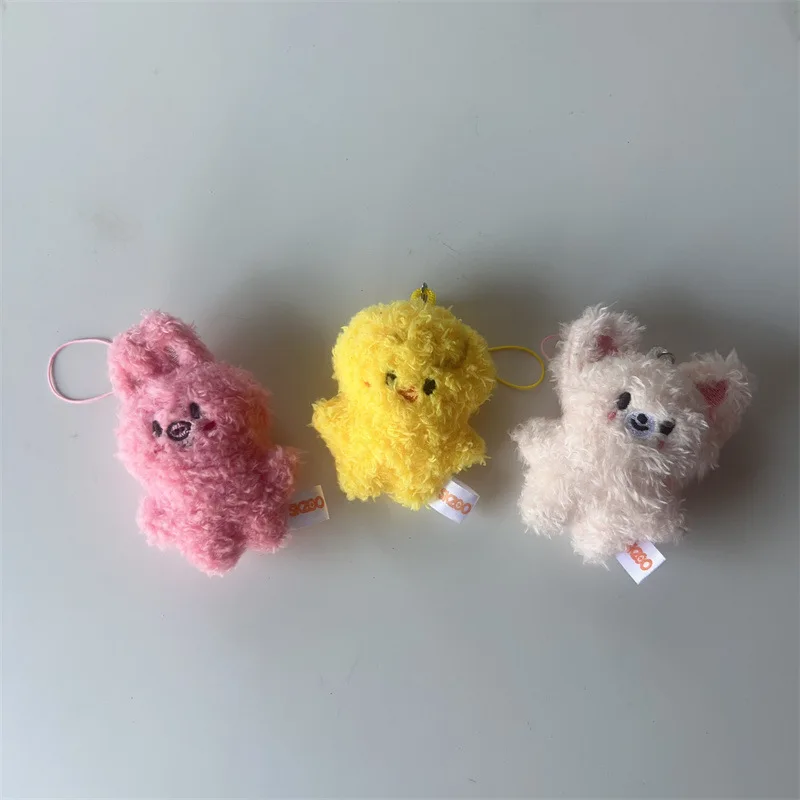 Nieuwe SKZOO Mini Sleutelhanger Pluche Hanger Fang Kan Li Longfu Verdwaalde Kinderen Kawaii Knuffeldier Speelgoed Pop Tas Hanger Vakantie Cadeau