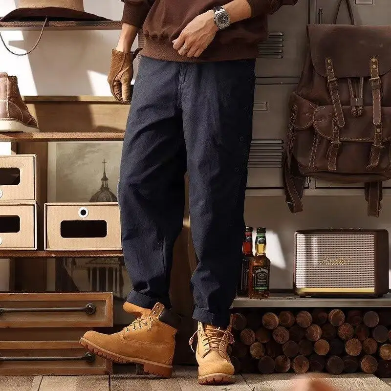 Pantalons pour hommes Y2K Joggers Salopette Vêtements quatre saisons Pantalon thermique Baggy Sweats Lâche Streetwear Jeunes Sweetpants En Gros